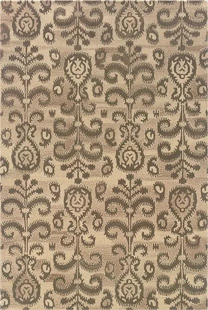 Anastasia 68002 Beige/ Brown Rug - Rug & Home