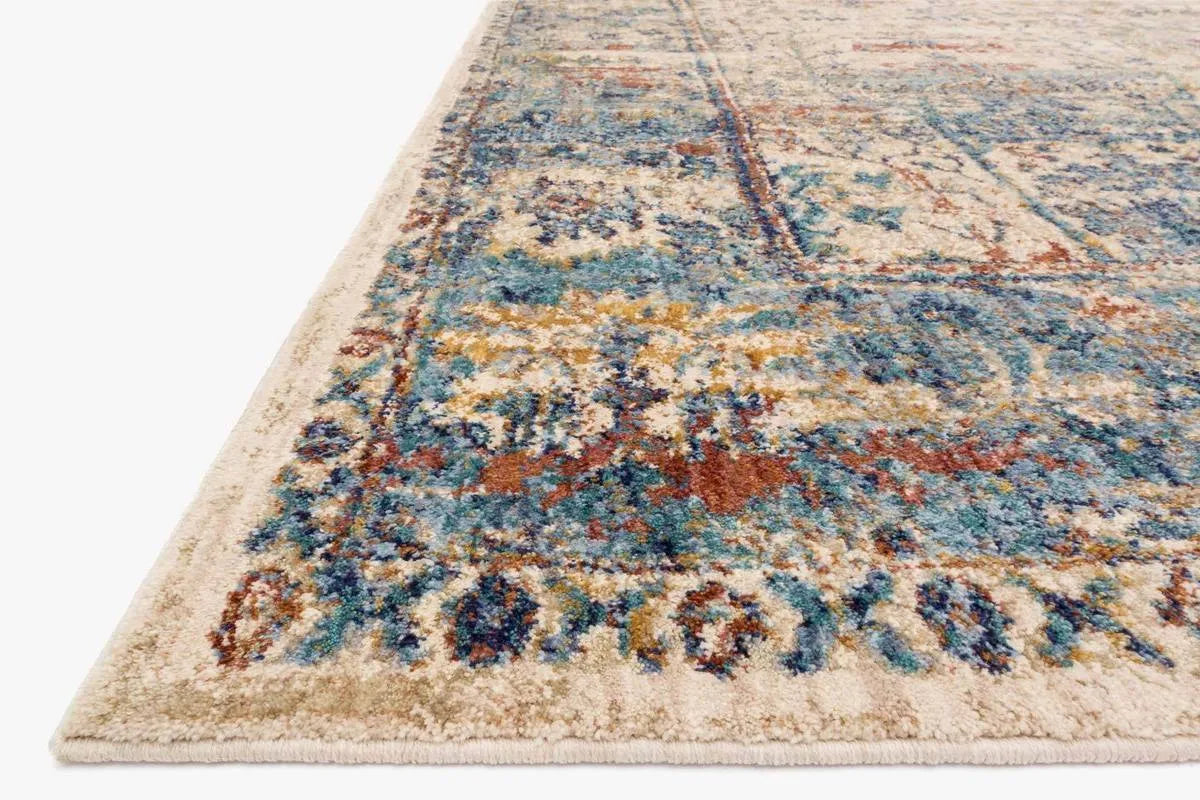 Anastasia AF 07 Sand / Lt. Blue Rug - Rug & Home