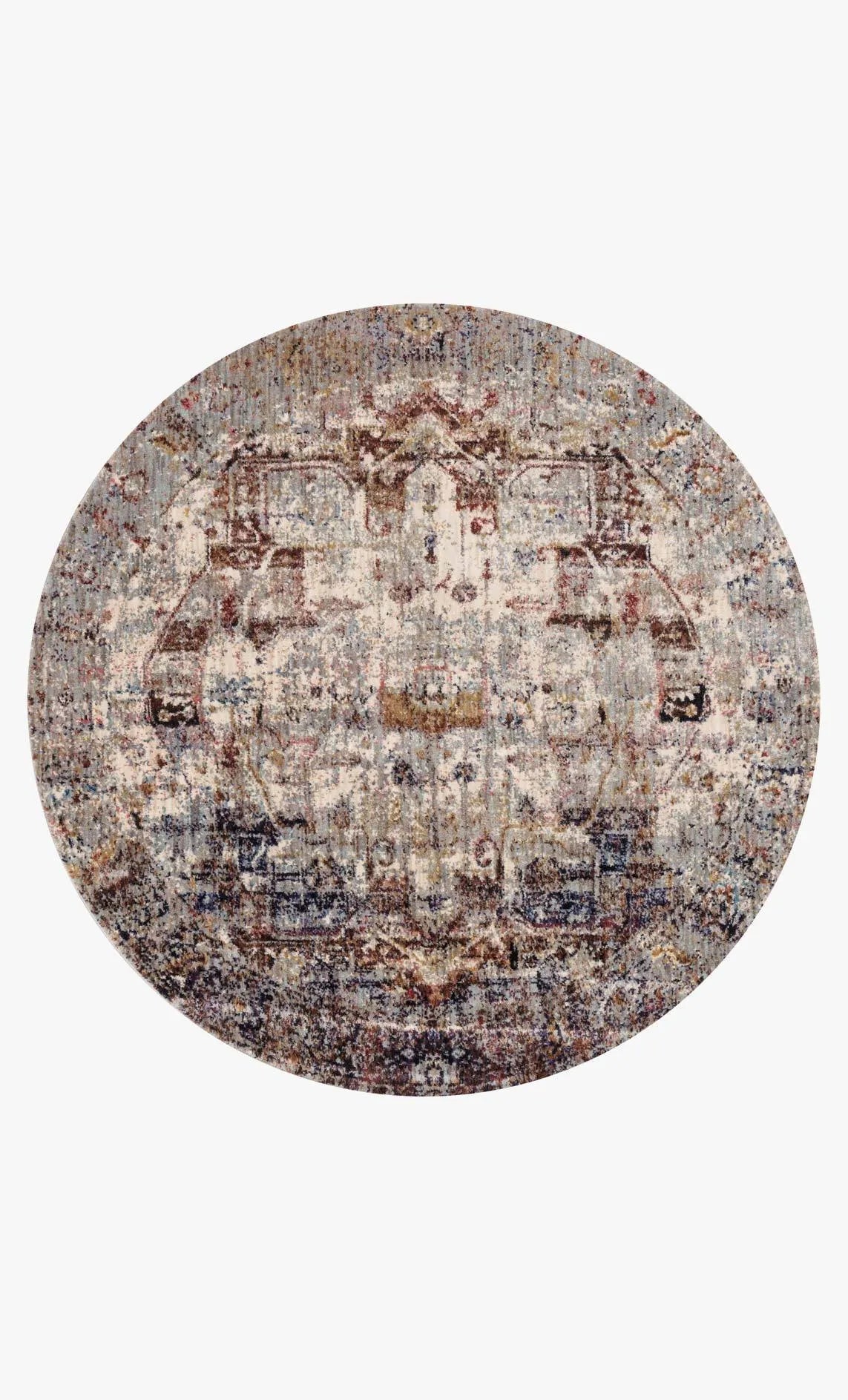 Anastasia AF 08 Slate / Multi Rug - Rug & Home