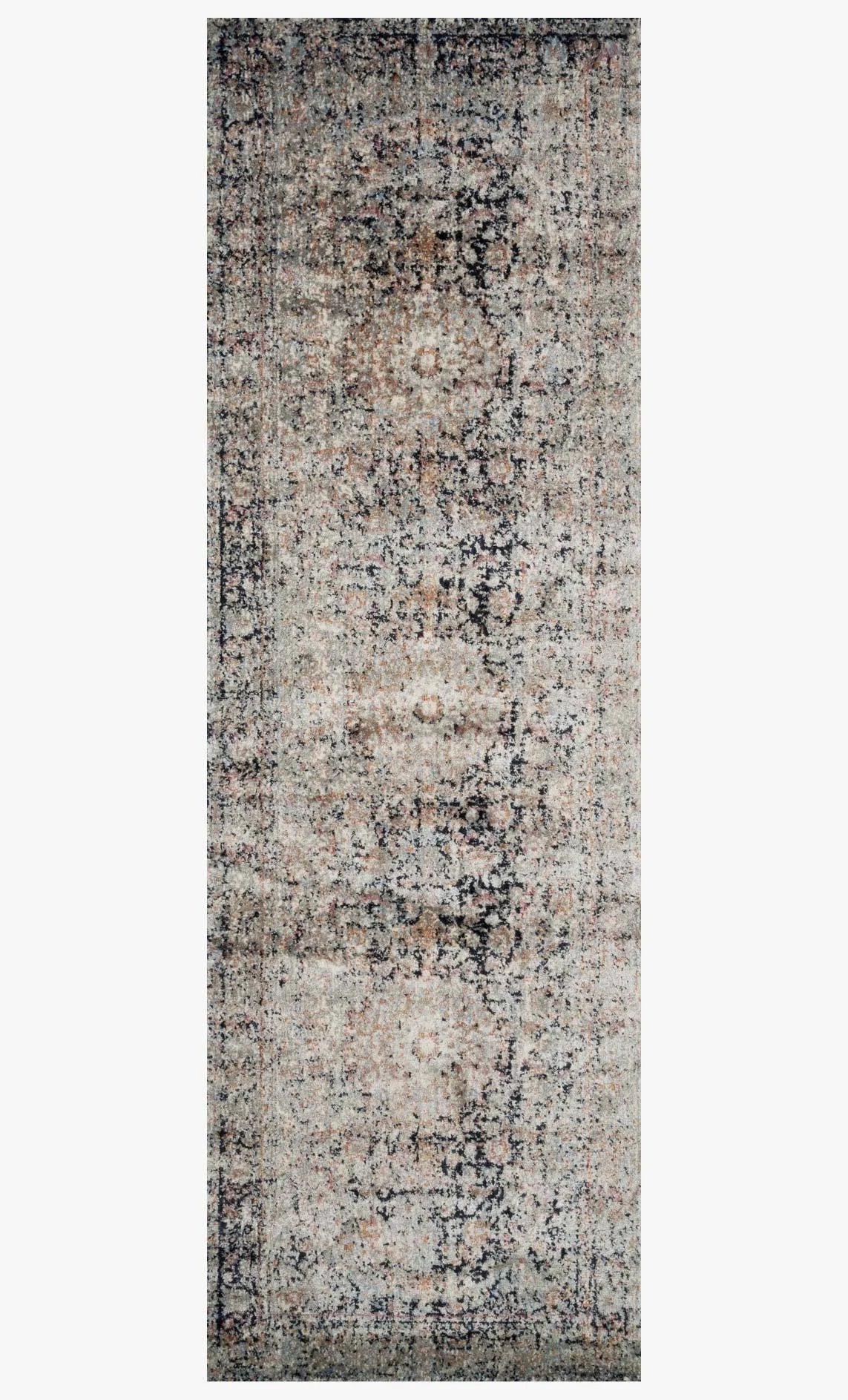 Anastasia AF 24 Charcoal / Sunset Rug - Rug & Home