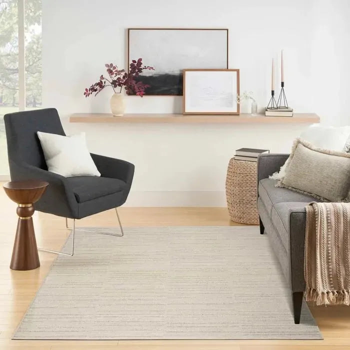 Andes AND02 Ivory/Grey Area Rug