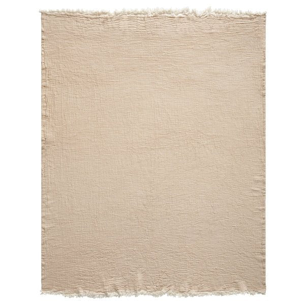 Andhome 80302BEI Beige Throw Blanket - Rug & Home