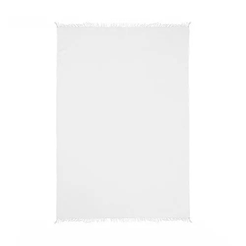 Andhome 80392WHT White Throw Blanket - Rug & Home