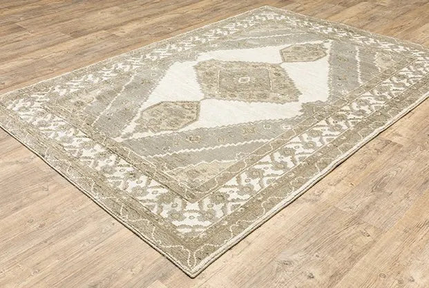 Andorra 298C Beige/Ivory Rug - Rug & Home