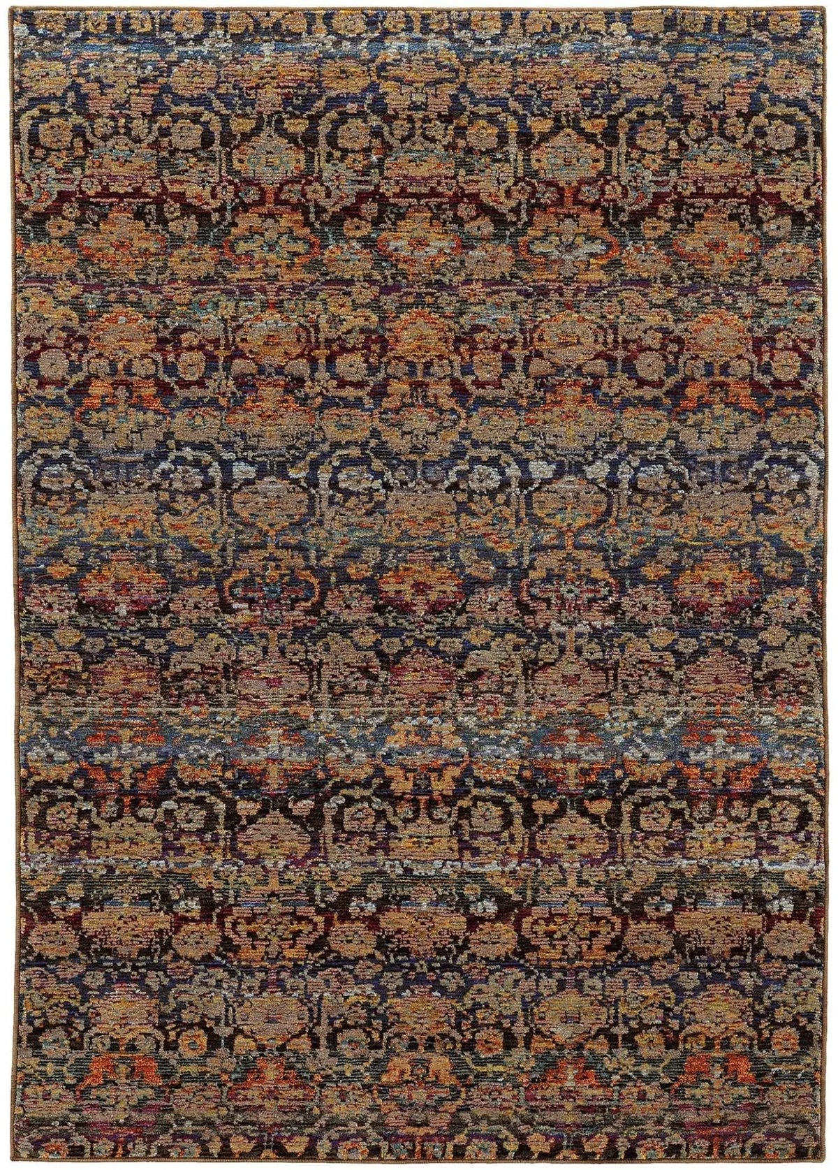 Andorra 6836C Multi/ Blue Rug - Rug & Home