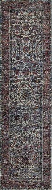 Andorra 6846B Blue/ Purple Rug - Rug & Home