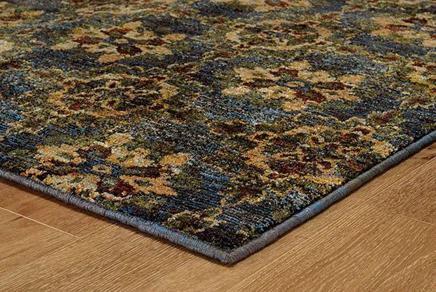 Andorra 6883C Blue/ Gold Rug - Rug & Home