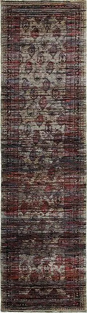 Andorra 7122D Multi/ Red Rug - Rug & Home