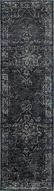 Andorra 7135F Blue/ Blue Rug - Rug & Home