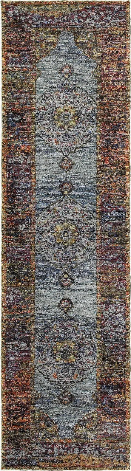 Andorra 7139A Blue/ Multi Rug - Rug & Home