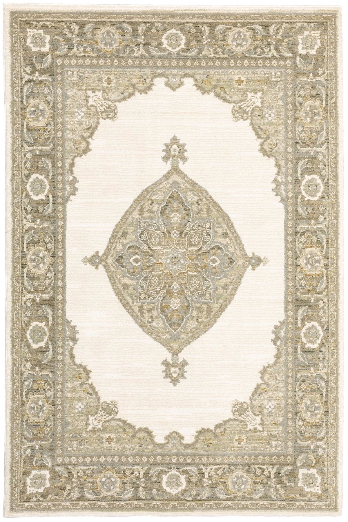 Andorra 7939D Beige/Ivory Rug - Rug & Home