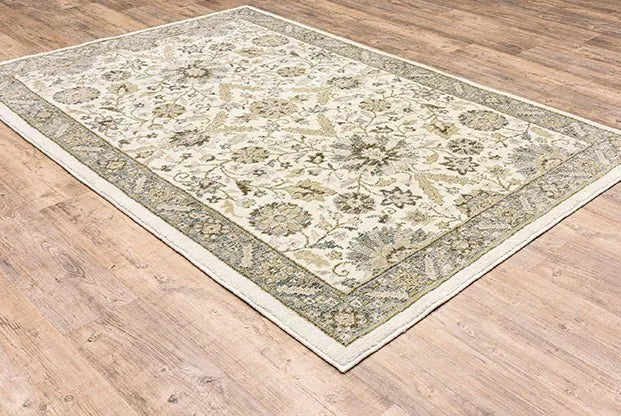 Andorra 8918I Stone/Ivory Rug - Rug & Home