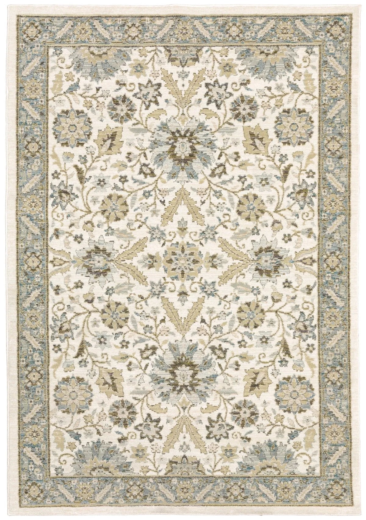 Andorra 8918I Stone/Ivory Rug - Rug & Home