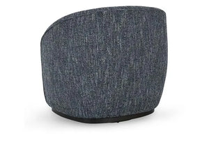 Andrea Swivel Accent Chair Blue - Rug & Home