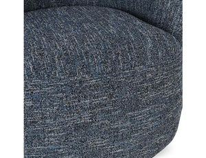 Andrea Swivel Accent Chair Blue - Rug & Home