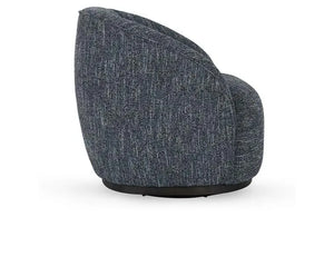 Andrea Swivel Accent Chair Blue - Rug & Home