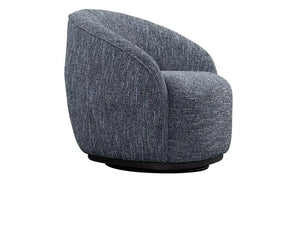 Andrea Swivel Accent Chair Blue - Rug & Home