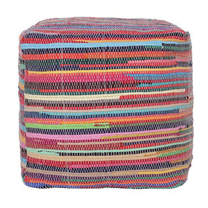 Andros 34121MLT Multi Pouf - Rug & Home