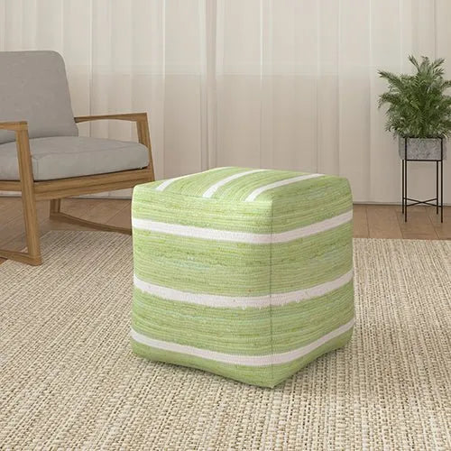 Andros 34122GHT Green/White Pouf