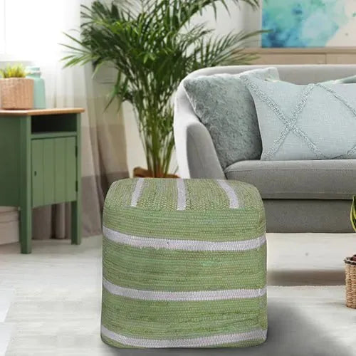 Andros 34122GHT Green/White Pouf