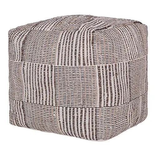 Andros 34124CRB Cream/Black Pouf