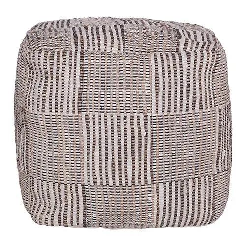 Andros 34124CRB Cream/Black Pouf