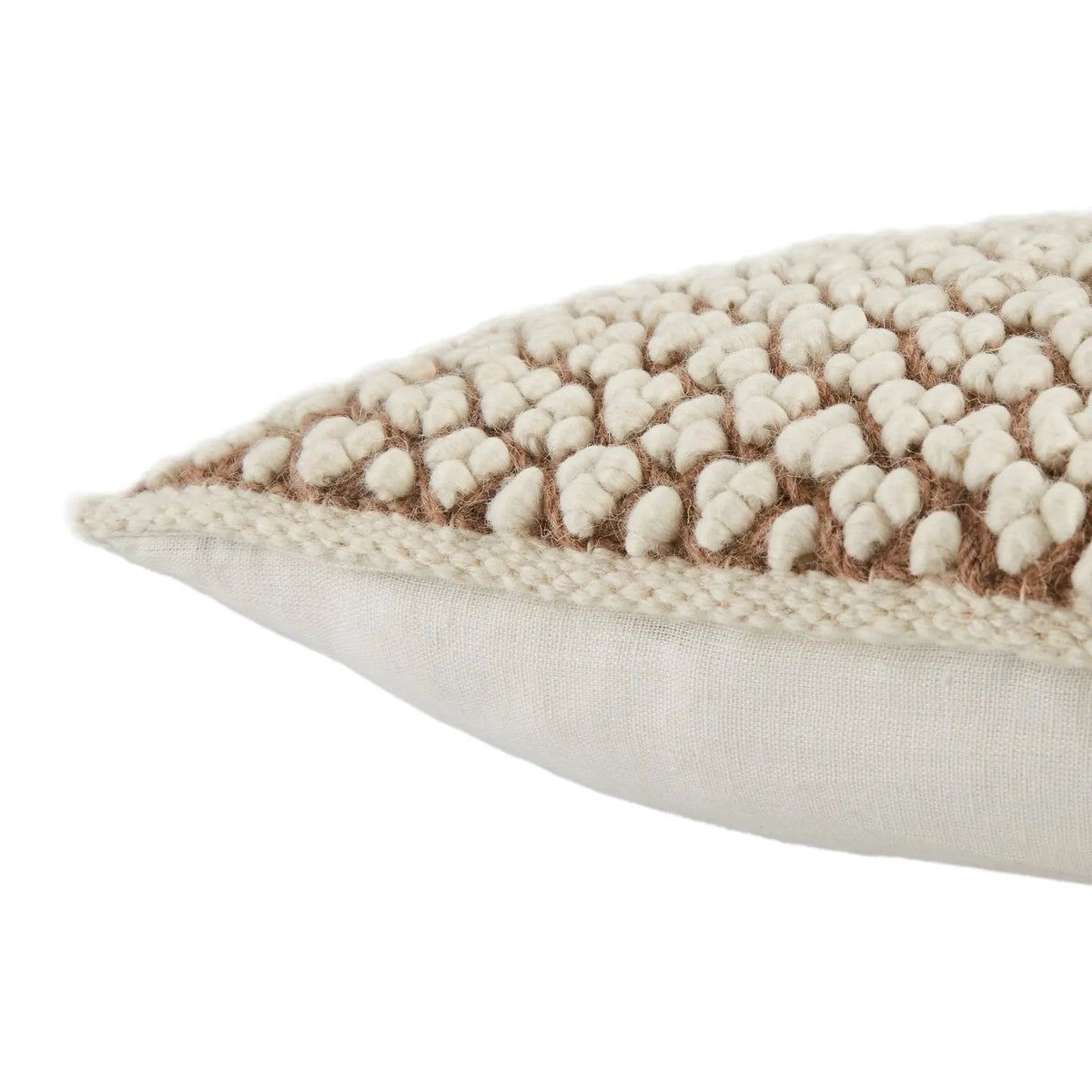 Angora Polyester Rug Angora AGO02 Tan/Ivory Pillow - Rug & Home- 22