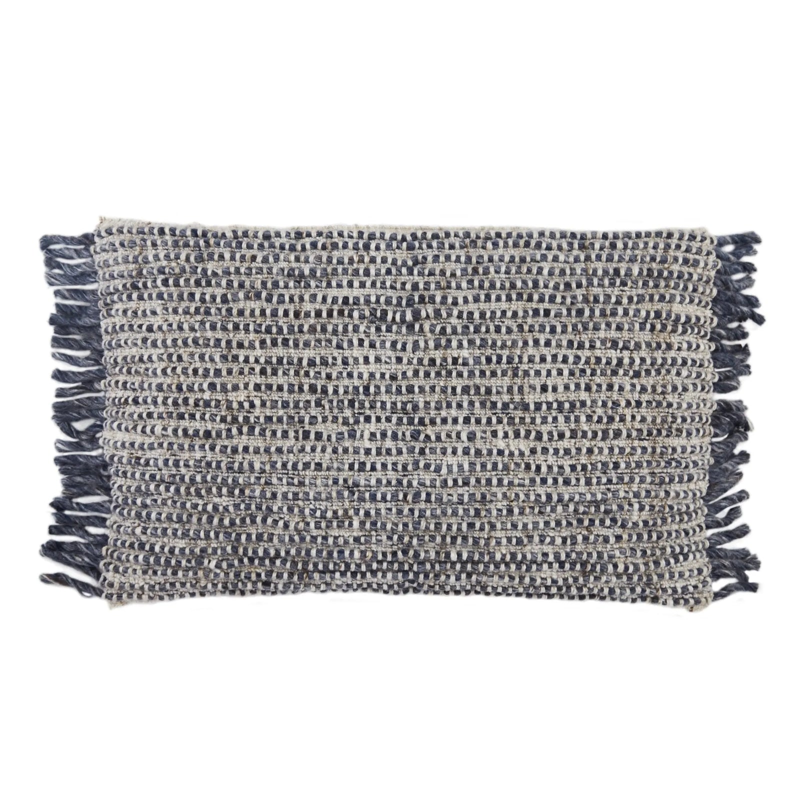 Angora Ago09 Honaz Navy/Ivory Pillow - Rug & Home