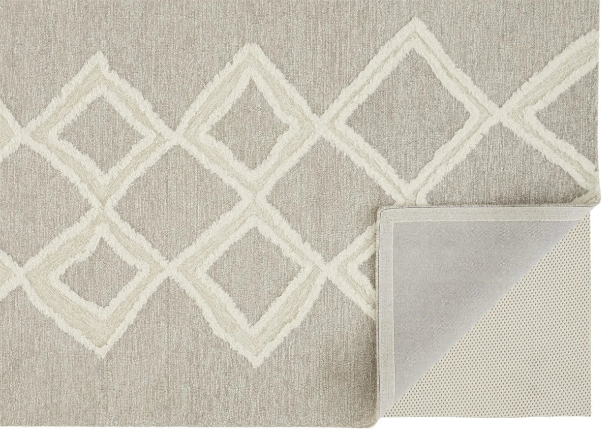 Anica 8009F Taupe/Ivory Rug - Rug & Home