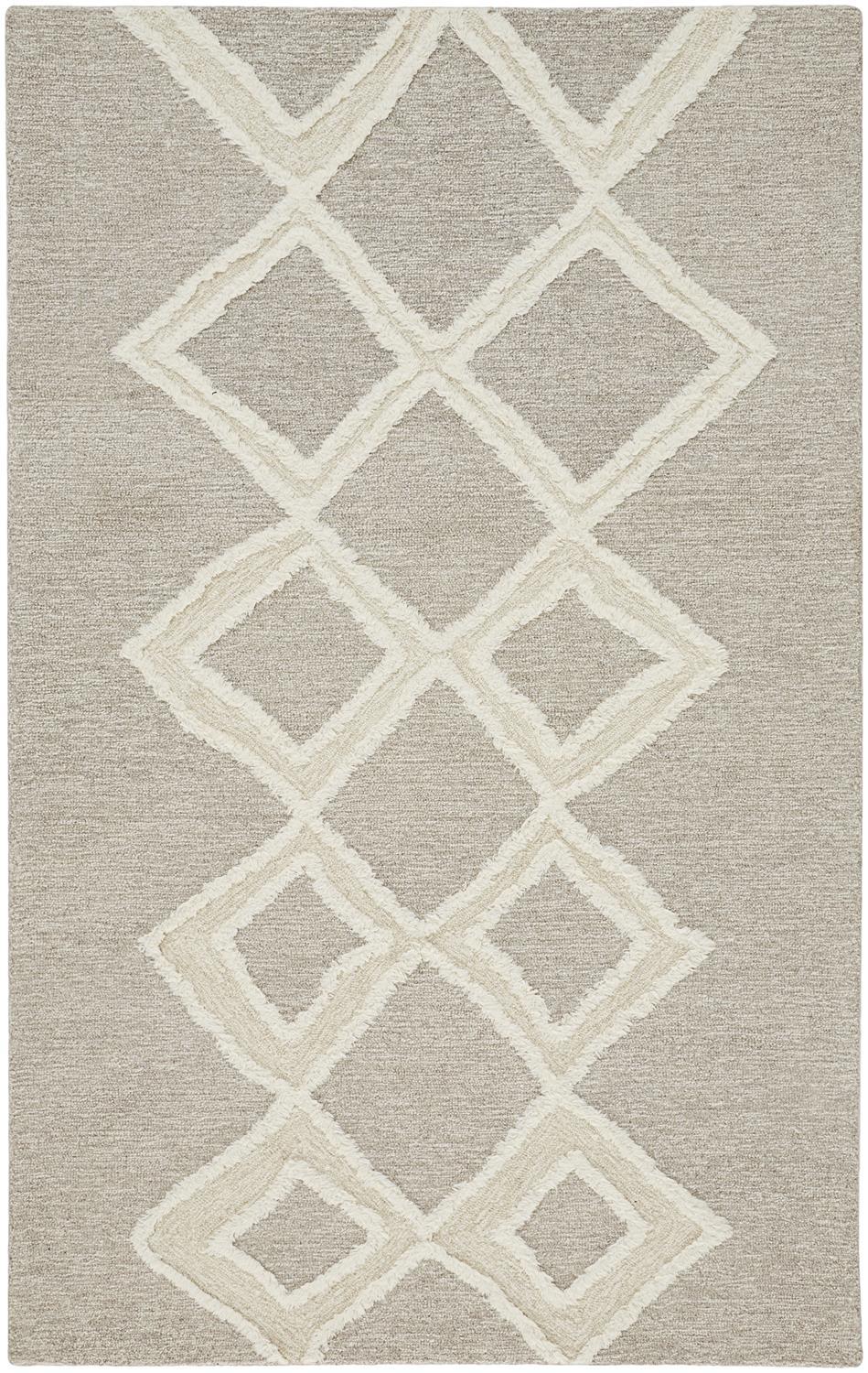 Anica 8009F Taupe/Ivory Rug - Rug & Home