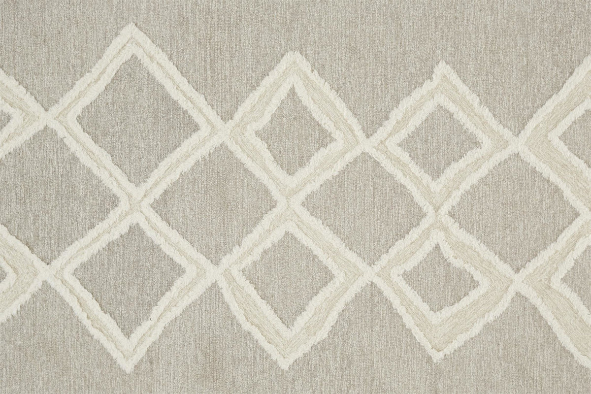 Anica 8009F Taupe/Ivory Rug - Rug & Home