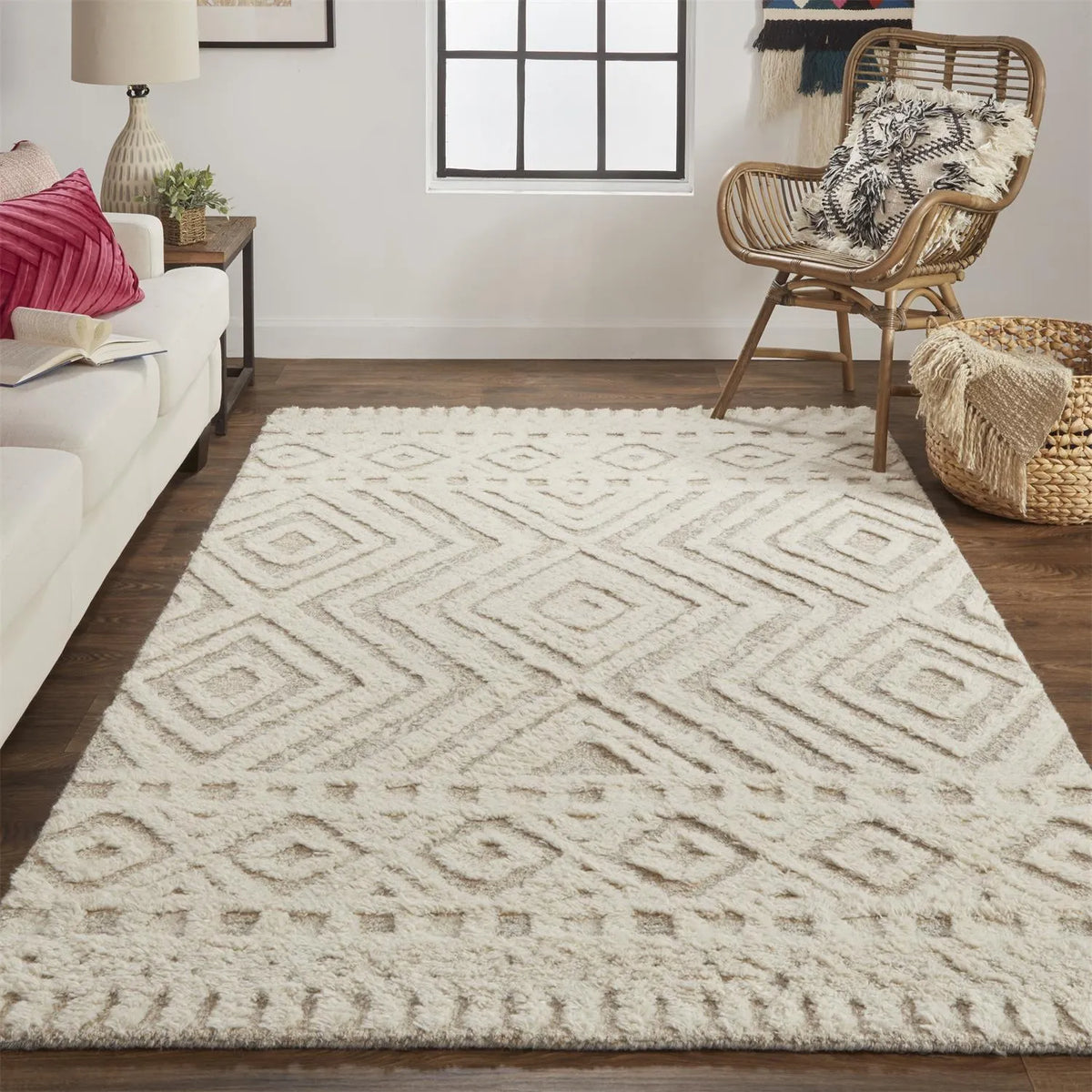 Anica 8010F Ivory/Tan Rug - Rug & Home