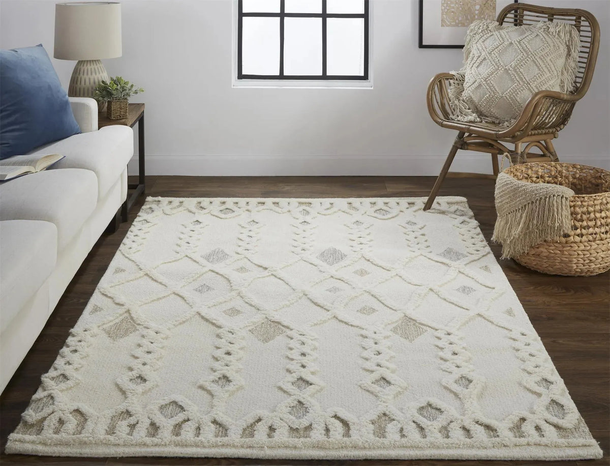 Anica 8011F Ivory/Tan Rug