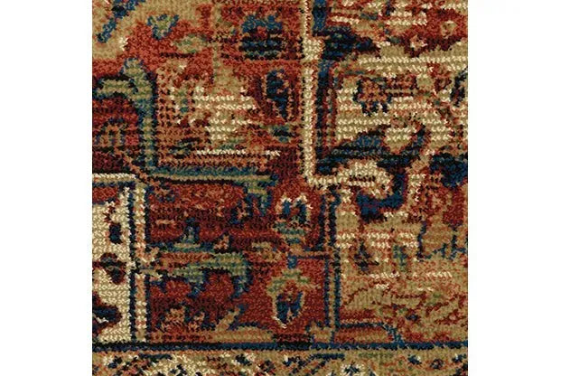 Ankara 604R Red/Blue Rug