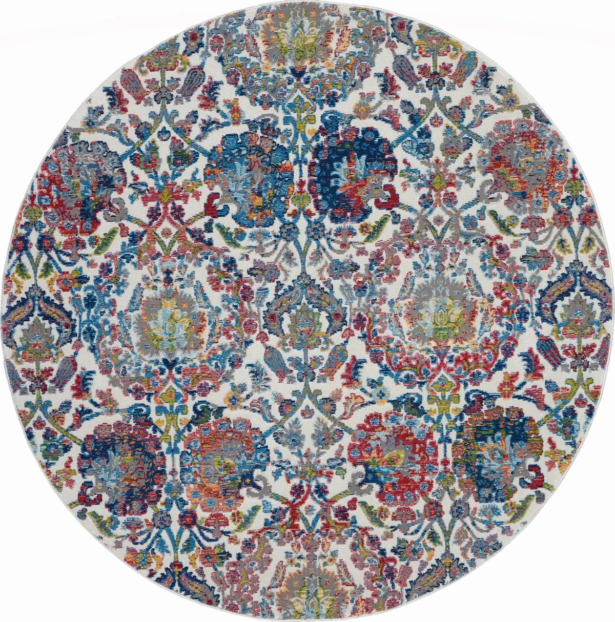 Ankara Global ANR06 Ivory/Blue Rug - Rug & Home