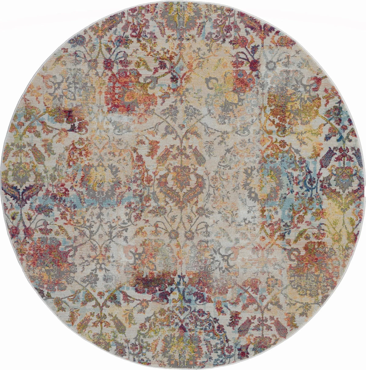 Ankara Global ANR06 Ivory/Orange Rug - Rug & Home