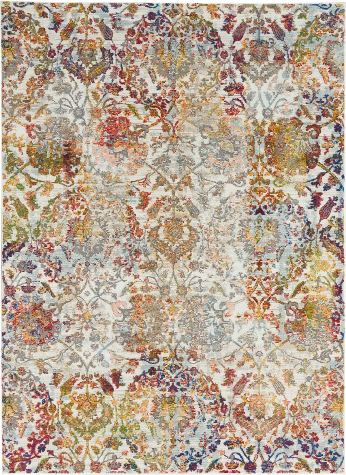 Ankara Global ANR06 Ivory/Orange Rug - Rug & Home