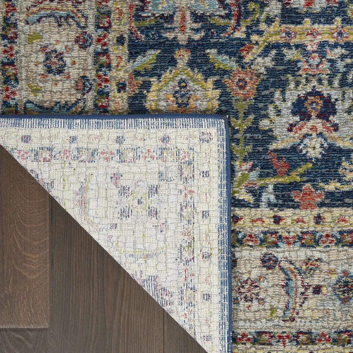 Ankara Global ANR13 Navy/Multicolor Rug