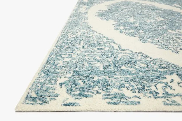 Annie ANN-02 White/Blue Rug - Rug & Home