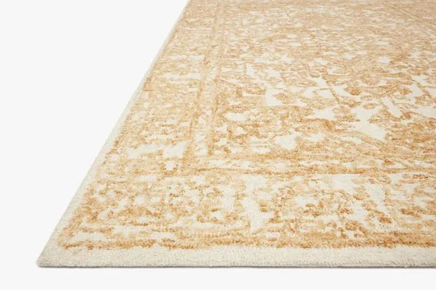 Annie ANN-03 White/Gold Rug - Rug & Home