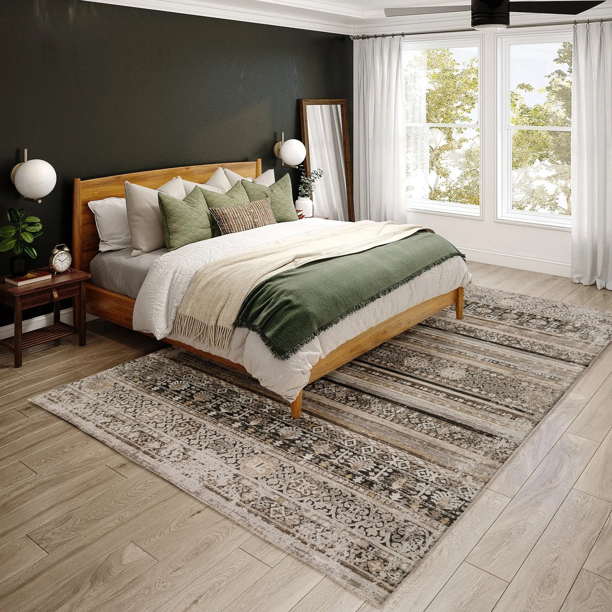 Antalya AY1 Taupe Rug - Rug & Home