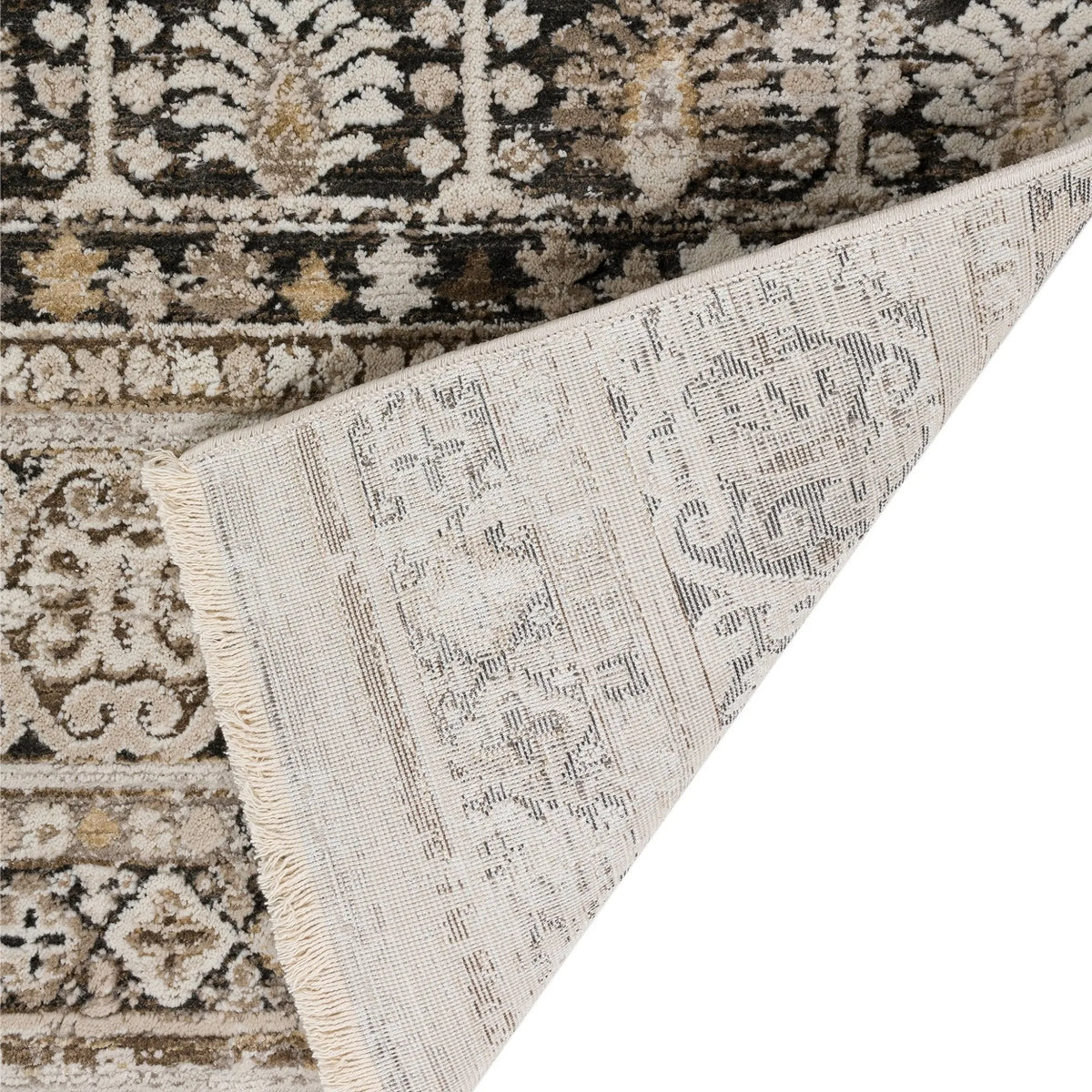 Antalya AY1 Taupe Rug - Rug & Home