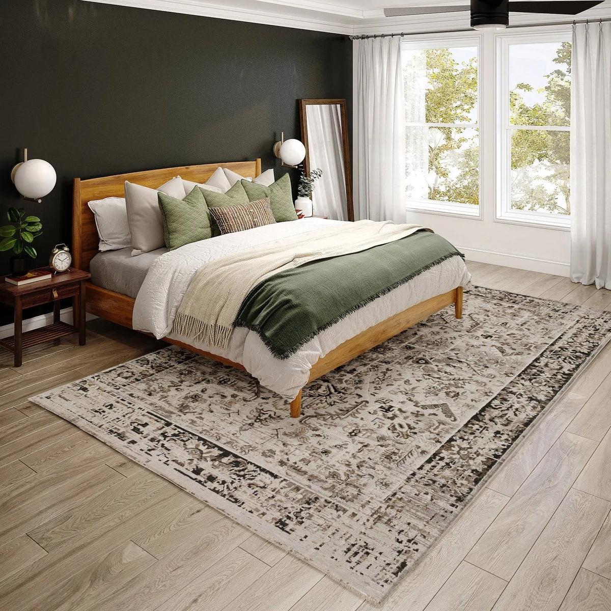 Antalya AY4 Silver Rug - Rug & Home