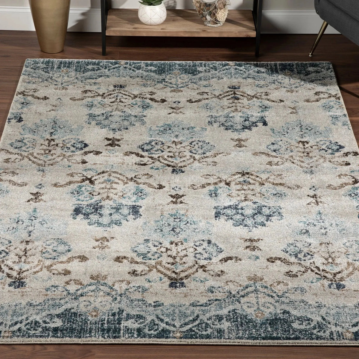 Antigua AN11 Blue Rug
