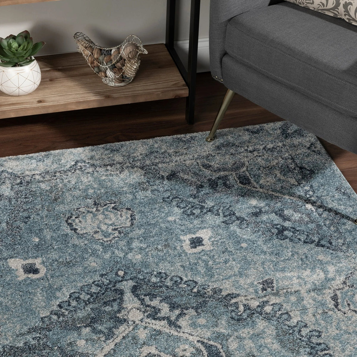 Antigua AN7 Sky Rug - Rug & Home