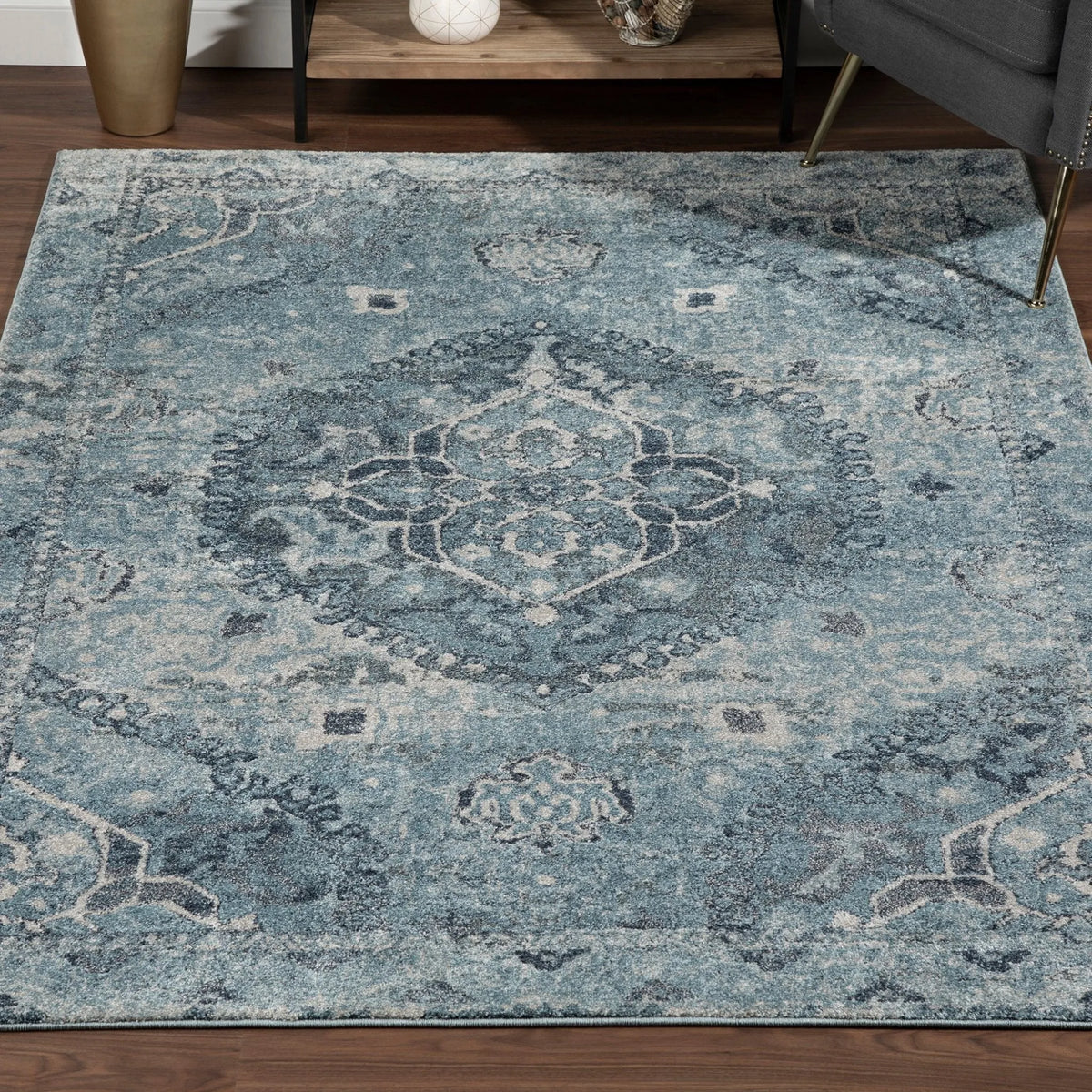 Antigua AN7 Sky Rug - Rug & Home