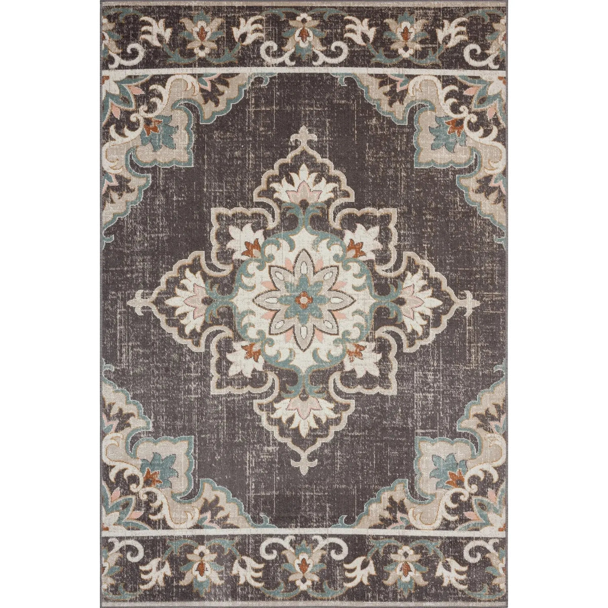 Antiquity Lr81462 Brown/Multi Rug