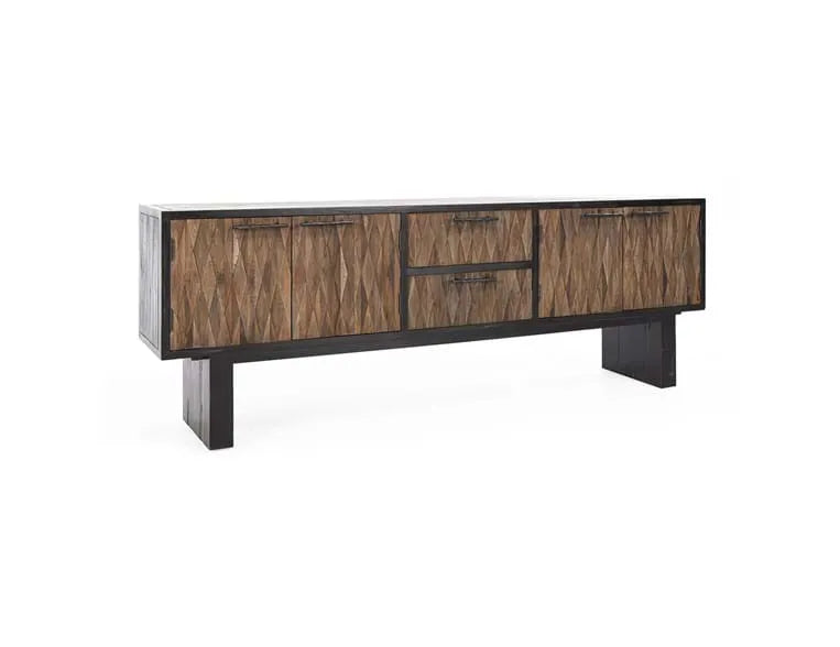 Anton 2Dwr 4Dr Console Table Dark - Rug & Home