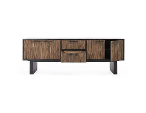 Anton 2Dwr 4Dr Console Table Dark - Rug & Home