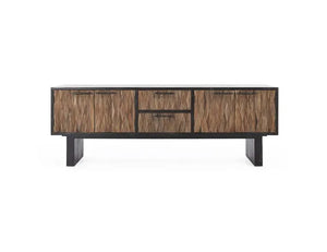 Anton 2Dwr 4Dr Console Table Dark - Rug & Home